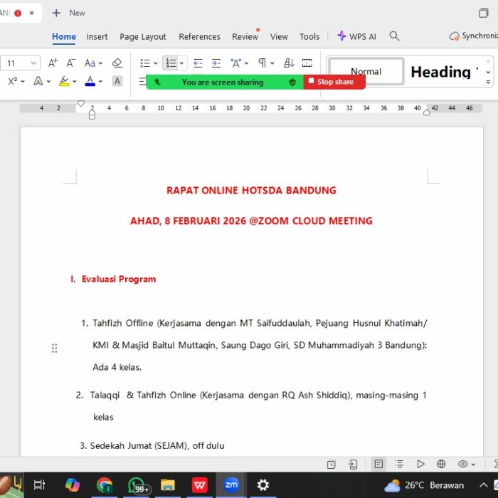 Kegiatan HOTSDa Bandung