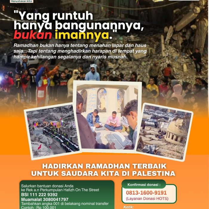 Yang Runtuh Hanya Bangunannya, Bukan Imannya