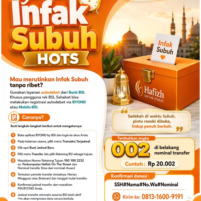 Mau Merutinkan Infak Subuh Tanpa Ribet?