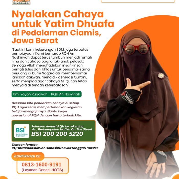 Nyalakan Cahaya untuk Yatim Dhuafa di Pedalaman Ciamis, Jawa Barat
