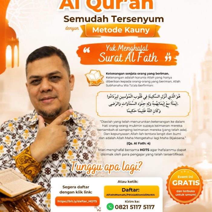 Menghafal Al Qur’an Semudah Tersenyum dengan Metode Kauny