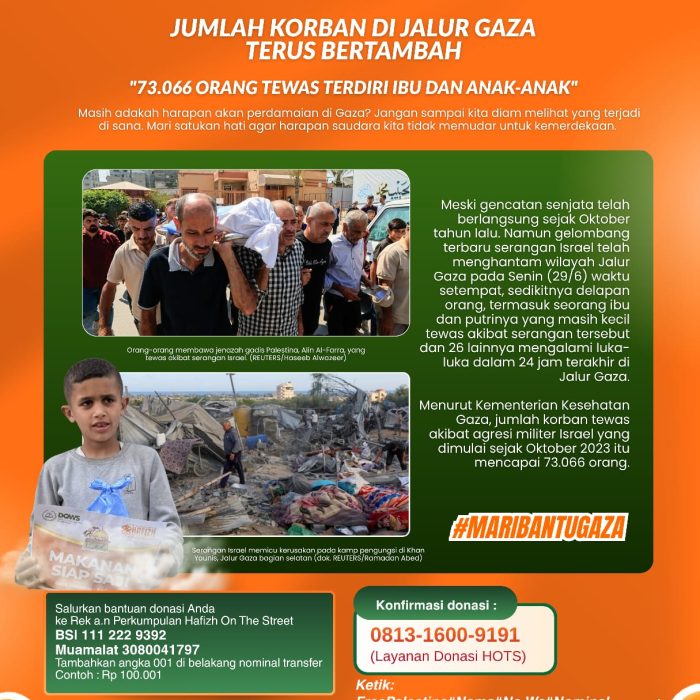 Jumlah Korban di Jalur Gaza Terus Bertambah