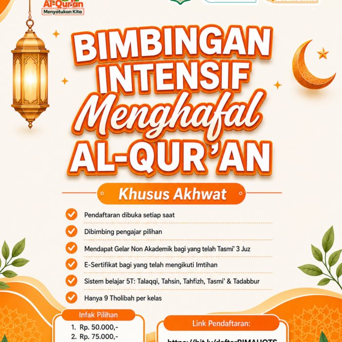 Mau Belajar Al-Qur’an Secara Intensif?