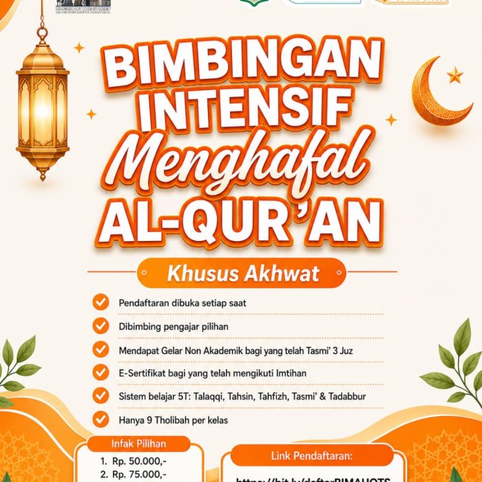 Mau Belajar Al-Qur’an Secara Intensif?