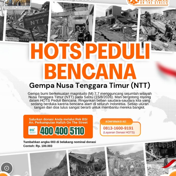 HOTS Peduli Bencana Nusa Tenggara Timur (NTT)