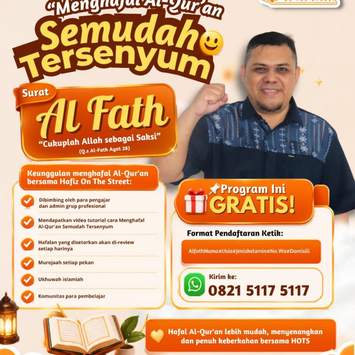 Menghafal Al-Qur’an Semudah Tersenyum
