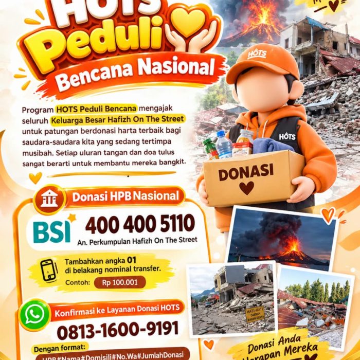 HOTS Peduli Bencana Nasional