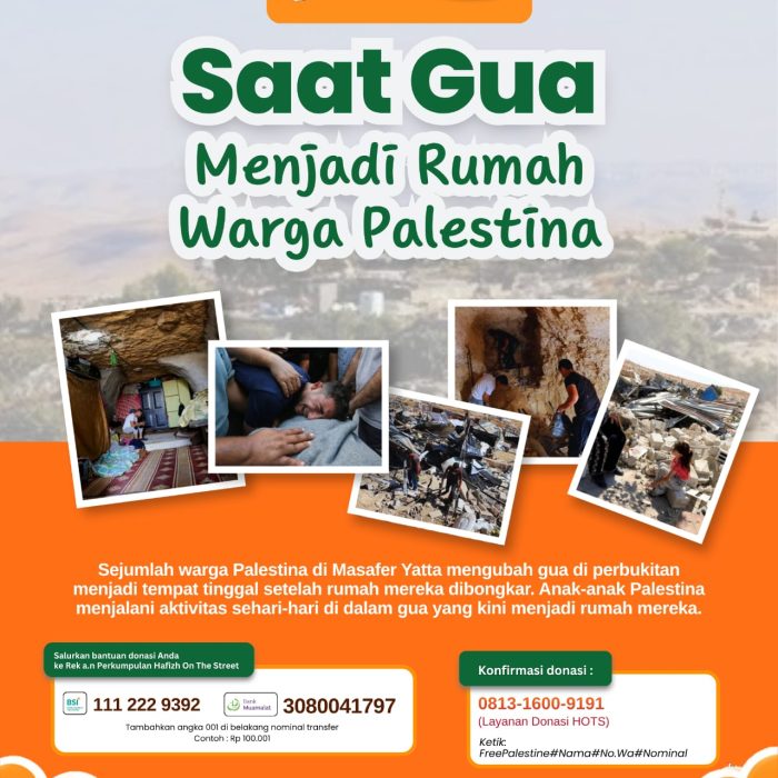 Saat Gua Menjadi Rumah Warga Palestina