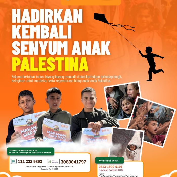 Hadirkan Kembali Senyum Anak Palestina