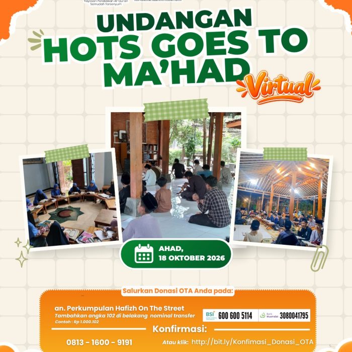 UNDANGAN: HOTS Goes to Ma’had