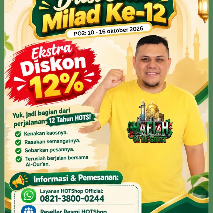 DRESS CODE MILAD KE-12 HOTS